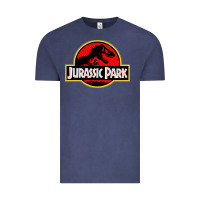 Vintage Denim jurassicc park cartoon Vintage Tee - artisFamous