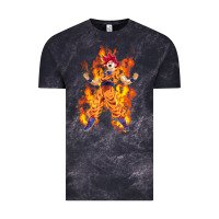Cloud Black goku super sayan Vintage Tee - artisFamous