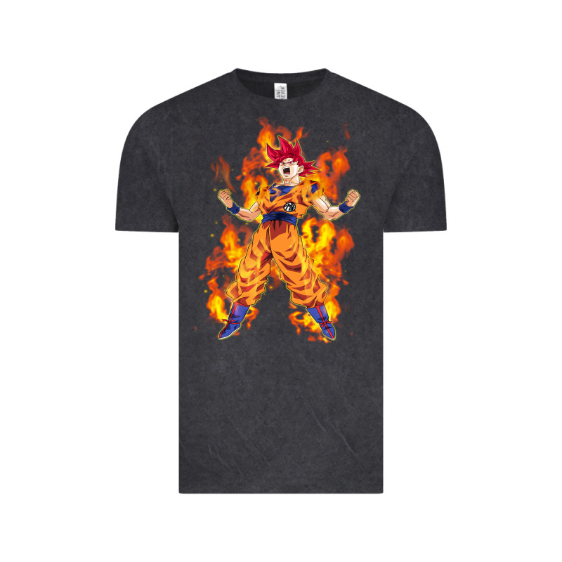 Goku Super Sayan Vintage Tee by artisFamous | Teevron