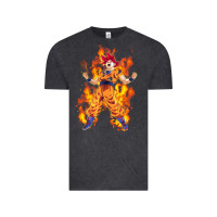 Vintage Black goku super sayan Vintage Tee - artisFamous
