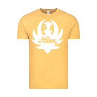 Vintage Mustard white and black hank art Vintage Tee - artisFamous