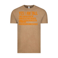 Vintage Coffee yes i am tall Vintage Tee - artisFamous