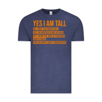 Vintage Denim yes i am tall Vintage Tee - artisFamous
