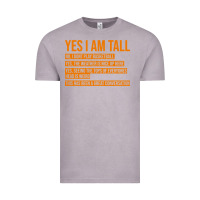 Vintage Zinc yes i am tall Vintage Tee - artisFamous