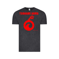 Vintage Black tsunami bomb trust no one Vintage Tee - artisFamous