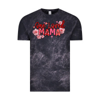 Cloud Black one loved mama valentine's day Vintage Tee - texasbilliewilder