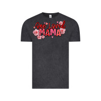 Vintage Black one loved mama valentine's day Vintage Tee - texasbilliewilder