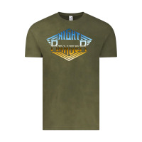 Vintage Olive NIGHT RANGER Music Vintage Tee - artisFamous