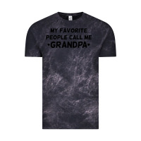 Cloud Black my favorite people call me grandpa black Vintage Tee - artisFamous