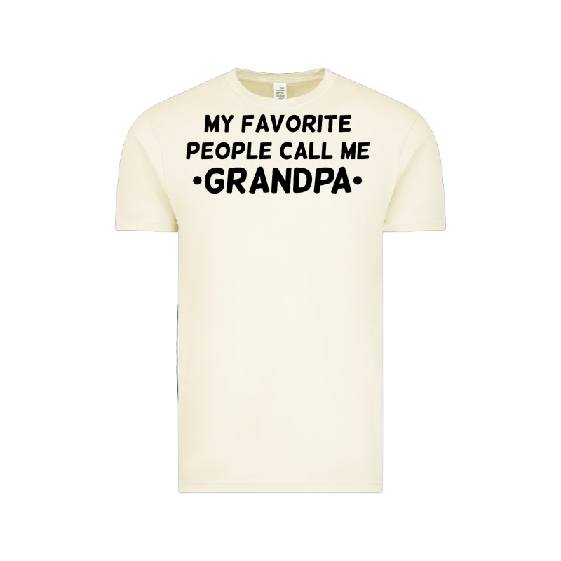 My Favorite People Call Me Grandpa Black Vintage Tee by artisFamous | Teevron