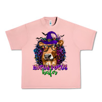 Salmon Hocus Pocus Heifer with Cow and Halloween Urban Heavy Tee - texasbilliewilder