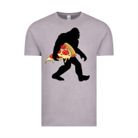 Vintage Zinc bigfoot carrying pizza Vintage Tee - artisFamous