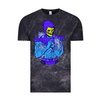 Cloud Black skeletor's cat premium scoop csic las Vintage Tee - artisFamous