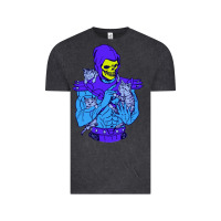 Vintage Black skeletor's cat premium scoop csic las Vintage Tee - artisFamous