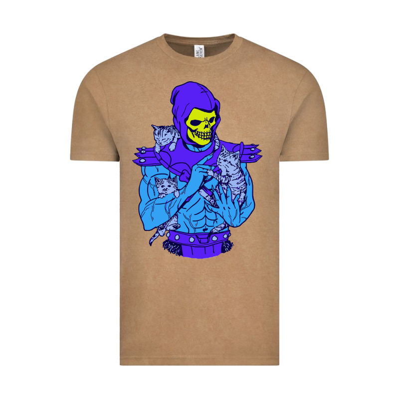 Skeletor's Cat Premium Scoop Csic Las Vintage Tee by artisFamous | Teevron