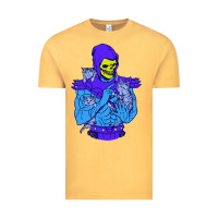 Vintage Mustard skeletor's cat premium scoop csic las Vintage Tee - artisFamous