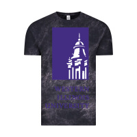 Cloud Black Western Illinois College Vintage Tee - artisFamous