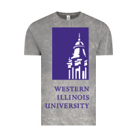 Cloud Rock Western Illinois College Vintage Tee - artisFamous