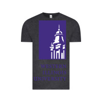 Vintage Black Western Illinois College Vintage Tee - artisFamous