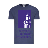 Vintage Denim Western Illinois College Vintage Tee - artisFamous