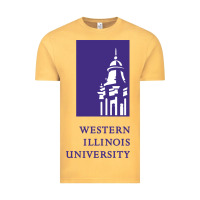 Vintage Mustard Western Illinois College Vintage Tee - artisFamous