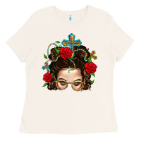 Bone Messy Bun Mom Faith And Rose Ladies Tee - BundleAndBundleShop
