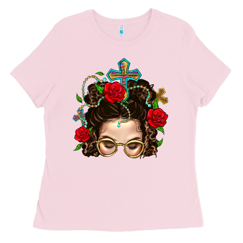 Messy Bun Mom Faith And Rose Ladies Tee by BundleAndBundleShop | Teevron