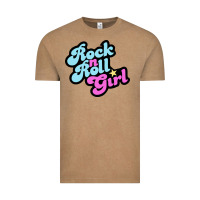 Vintage Coffee rock n roll girl Vintage Tee - artisFamous