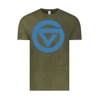 Vintage Olive Grand Valley College Vintage Tee - artisFamous
