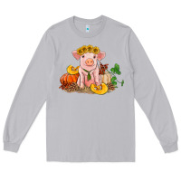 Moon Dust fall pig Long Sleeve Tee - RanaPortraitStore