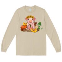 Mushroom fall pig Long Sleeve Tee - RanaPortraitStore