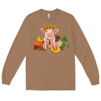 Toasted Coconut fall pig Long Sleeve Tee - RanaPortraitStore