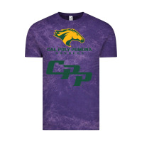 Cloud Purple cal pol pomona Vintage Tee - artisFamous