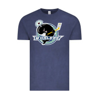 Vintage Denim plymouth whalers Hockey Vintage Tee - artisFamous