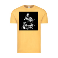 Vintage Mustard Johnny Cash Music Vintage Tee - artisFamous