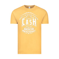 Vintage Mustard Johnny Cash Music Vintage Tee - artisFamous
