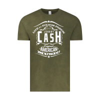 Vintage Olive Johnny Cash Music Vintage Tee - artisFamous