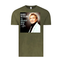 Vintage Olive Best Barry Manilow Vintage Tee - artisFamous