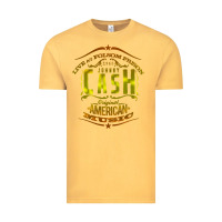 Vintage Mustard Johnny Cash Music Vintage Tee - artisFamous