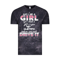 Cloud Black mustang i m a girl who drives a mustang Vintage Tee - artisFamous