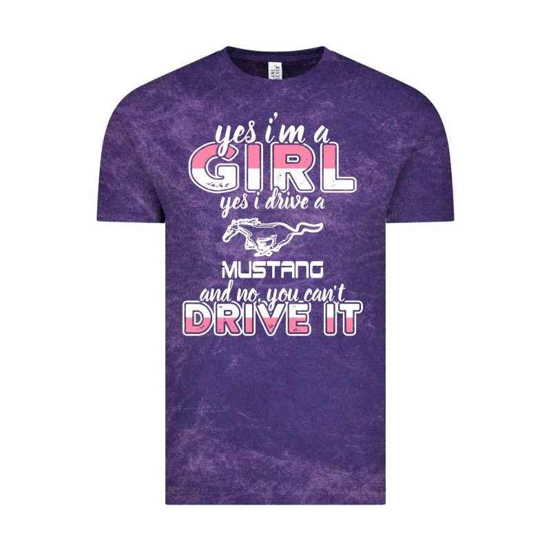 Mustang I M A Girl Who Drives A Mustang Vintage Tee by artisFamous | Teevron