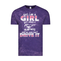 Cloud Purple mustang i m a girl who drives a mustang Vintage Tee - artisFamous