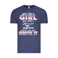 Vintage Denim mustang i m a girl who drives a mustang Vintage Tee - artisFamous
