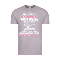 Vintage Zinc mustang i m a girl who drives a mustang Vintage Tee - artisFamous