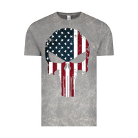 Cloud Rock the punisher american flag Vintage Tee - artisFamous