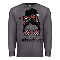 Charcoal Heather race mom Premium Sweatshirt - SublimationCraftShop