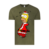 Vintage Olive Homer Claus Christmas Vintage Tee - artisFamous