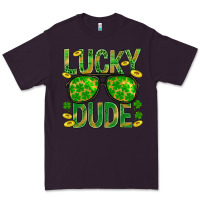 Plum Lucky Dude St Patricks Premium Tee - BundleAndBundleShop