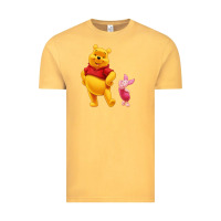 Vintage Mustard Winnie the Pooh Piglet Vintage Tee - artisFamous