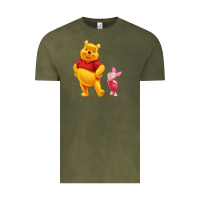 Vintage Olive Winnie the Pooh Piglet Vintage Tee - artisFamous